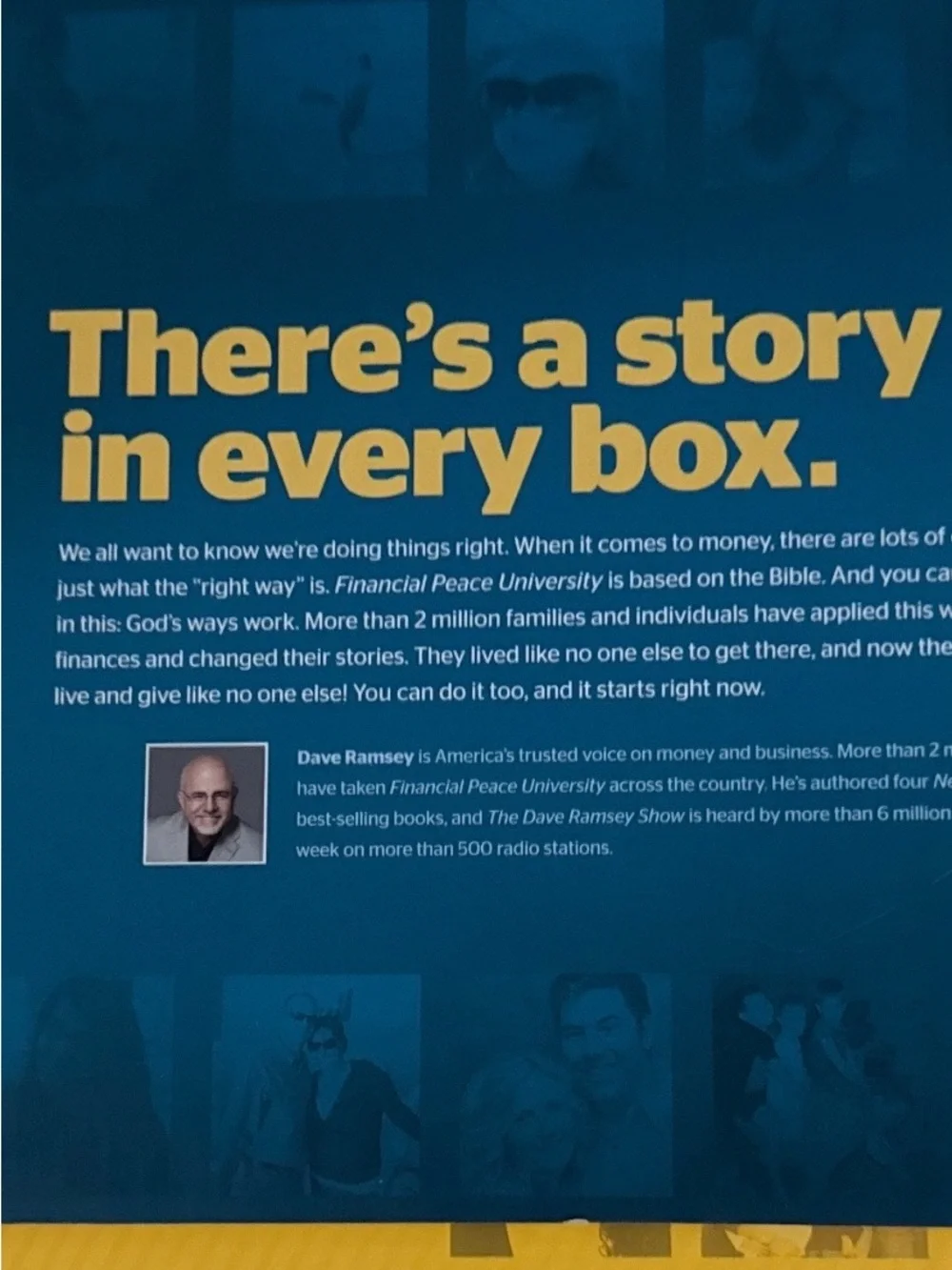 Dave Ramsey’s Financial Peace University Membership Kit.